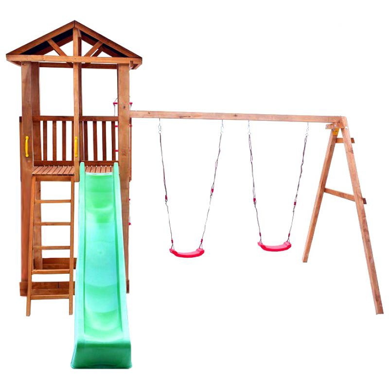 Детская площадка Можга Спортивный городок 1 с качелями крыша тент